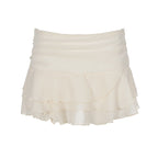 Women's Flowy Chiffon Ruffle Skirt