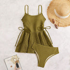 Women's Swim Ensemble with Feminine Ruching