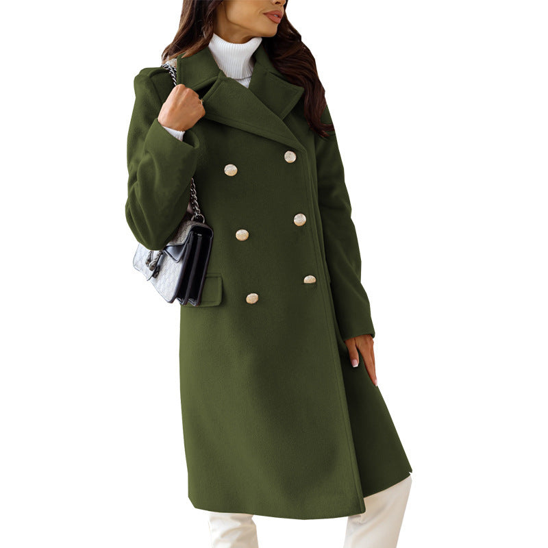 Women's Elegant and Warm Wool Coat