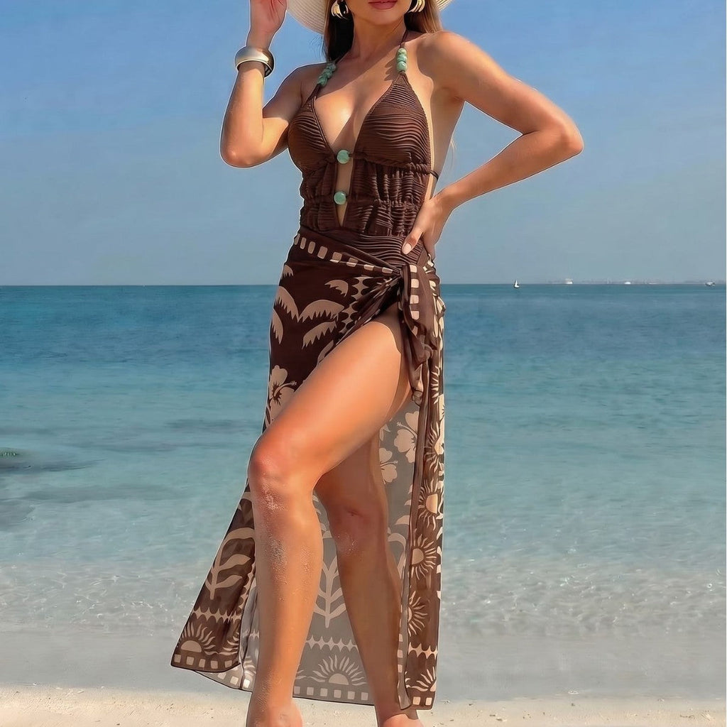 Women's Swimsuit with Detailed Ruching