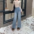 Women's High-Waisted Wide-Leg Jeans
