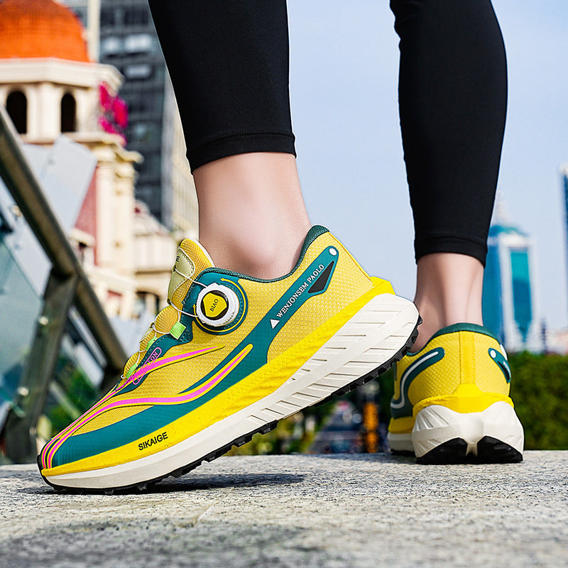 Women's Breathable Running Shoes with Innovative Lacing System