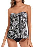 Women's Swim Skirt with Bandeau Top