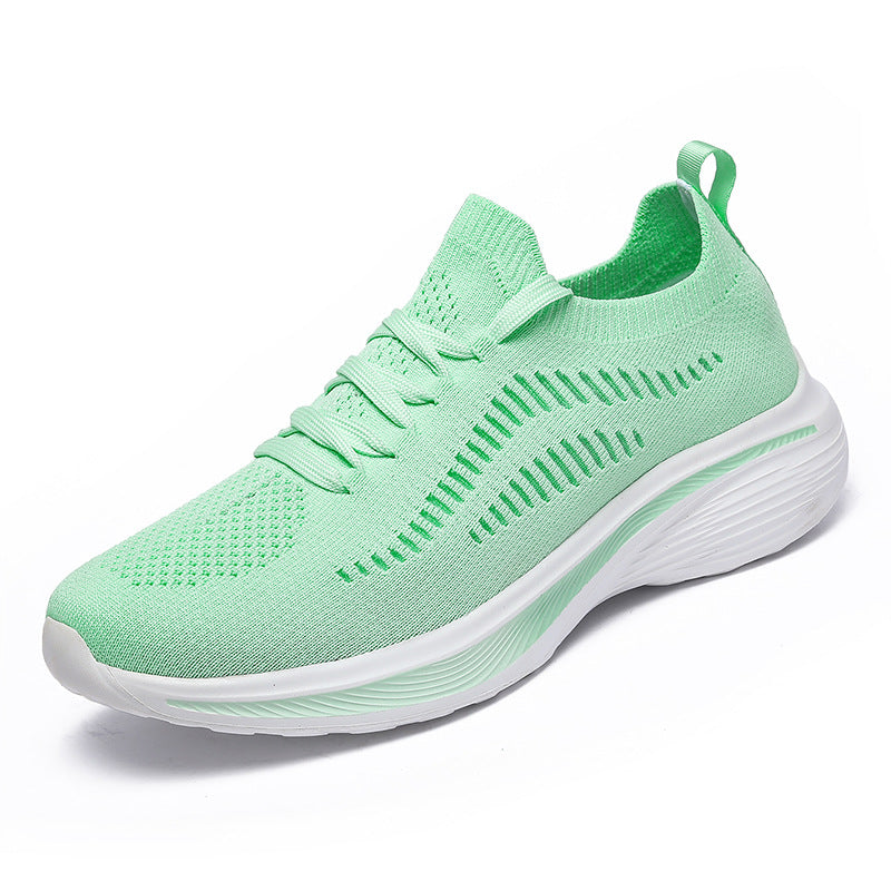 Women's Breathable Fitness Sneakers with Flexible Outsole