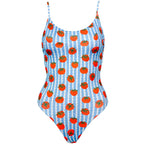 Women's Swimsuit with Cheerful Fruit Pattern