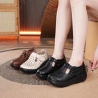 Women's Breathable Clogs with Side Hook-and-Loop Closure and Perforated Design