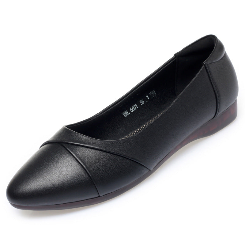 Women's Ballet Flats with Elegant Cut and Comfortable Footbed