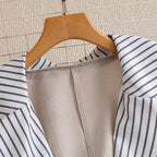 Women's Elegant Linen Blazer Jacket