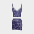 Crop Top and Mini Skirt Set