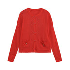 Elegant Knit Cardigan with Practical Pockets