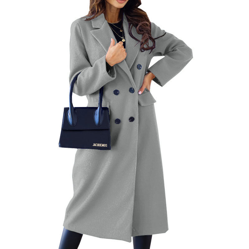 Women's Elegant and Fashionable Wool Coat