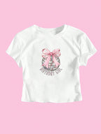 Women's Birthday Theme Crop T-Shirt