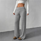 Women's Elegant Plaid Carrot Trousers