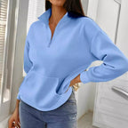Women's Comfortable Mock Neck Pullover