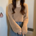 Women's Fluffy Loose-Fit Sweater