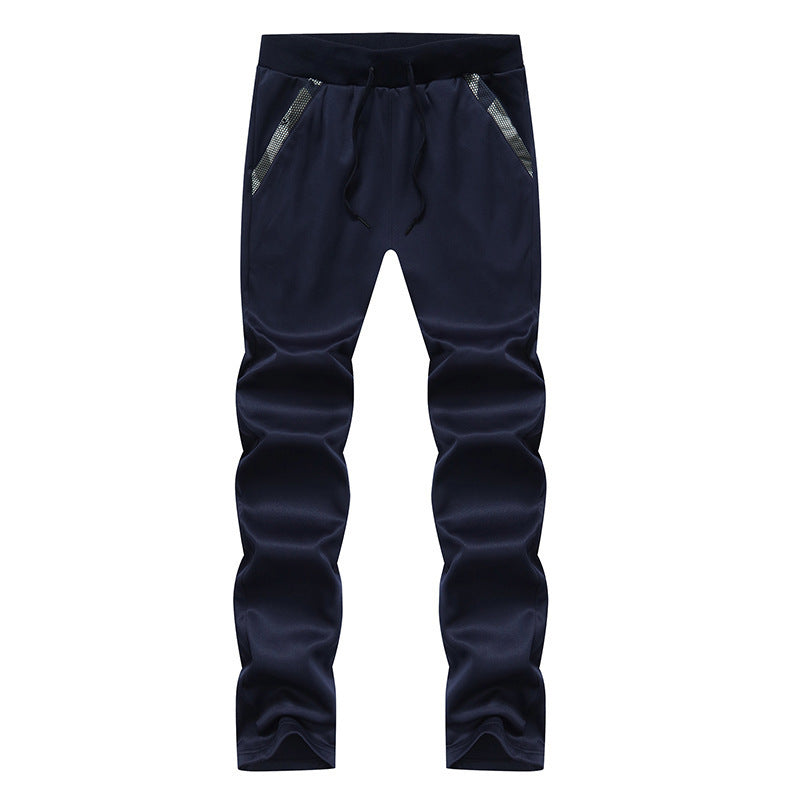 Men's Sportive Tracksuit Set with Camouflage Sleeves