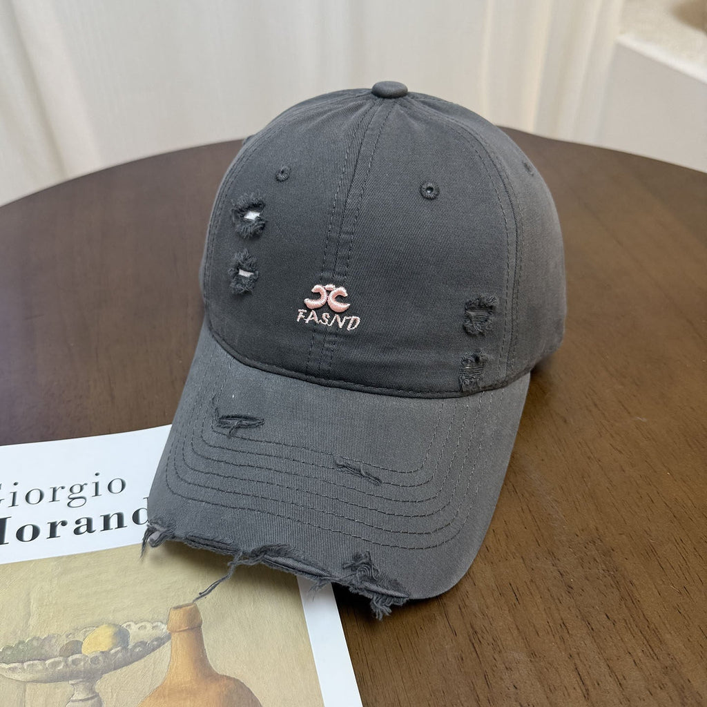 Men's Distressed Casual Baseball Cap