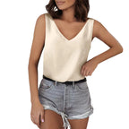 Women's Sleeveless V-Neck Top