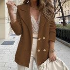 Women's Tailored Double-Breasted Cardigan