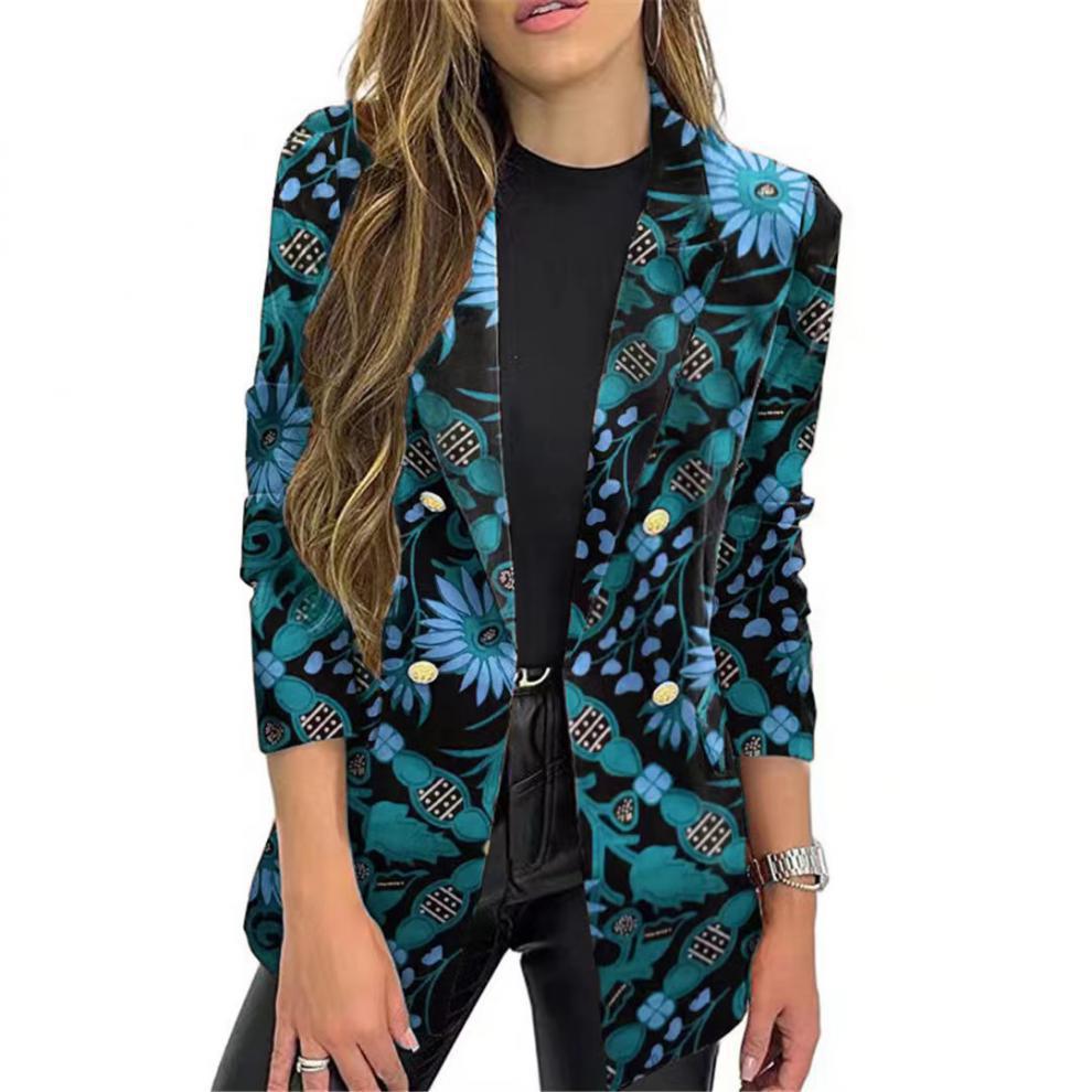 Elegant Floral Blazer