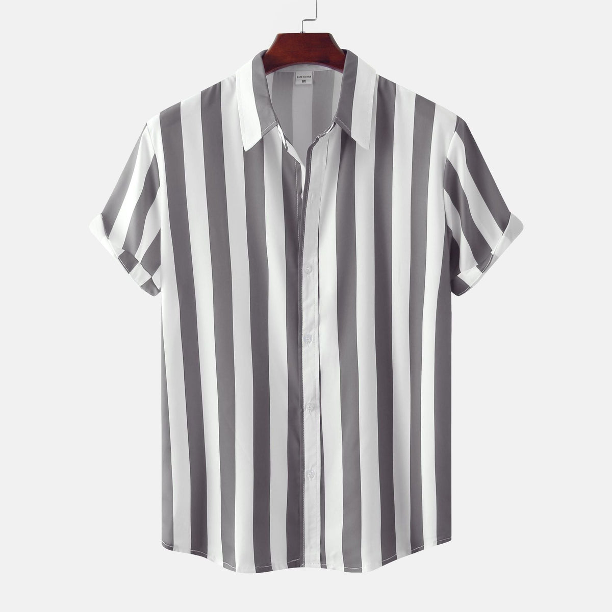 Women's Short-Sleeve Striped Shirt