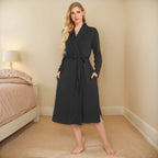 Women's Bathrobe in Soft, Breathable Material