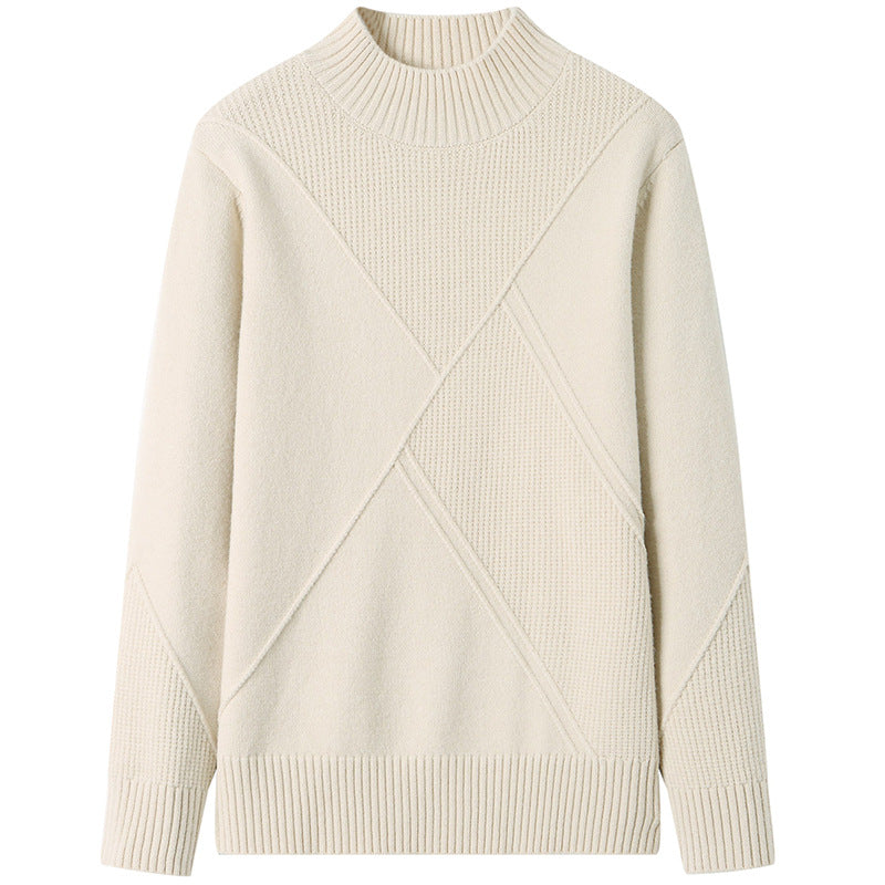 Elegant Ribbed Knit Sweater