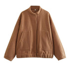 Women's Oversized Soft Wool-Blend Jacket