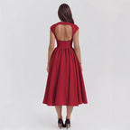 A-Line Cocktail Dress with Tailored Waist