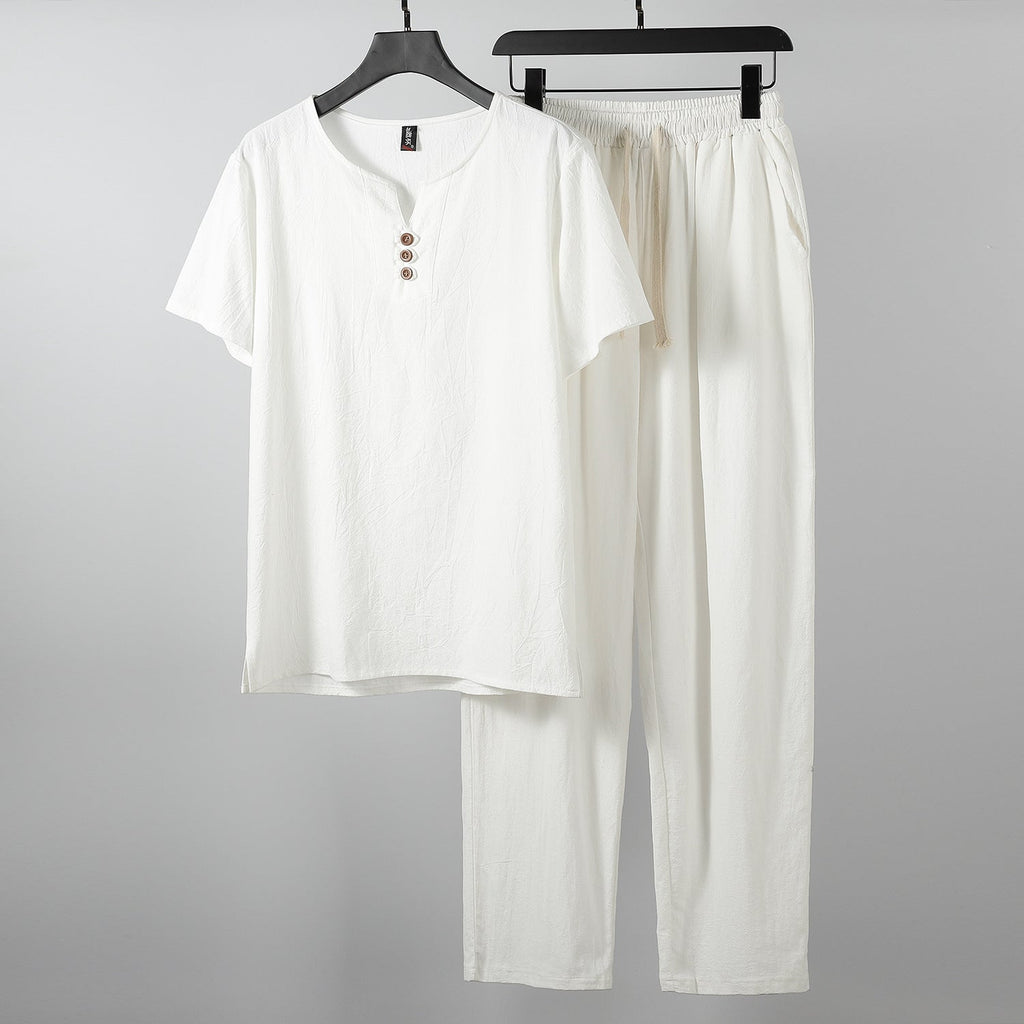 Women's Casual Lounge Set with Button Details