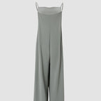 Women's Casual Wide-Leg Jumpsuit with Pockets