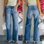 Women's High-Waist Wide-Leg Jeans