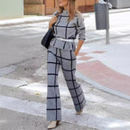 Women's Striped Lounge Set