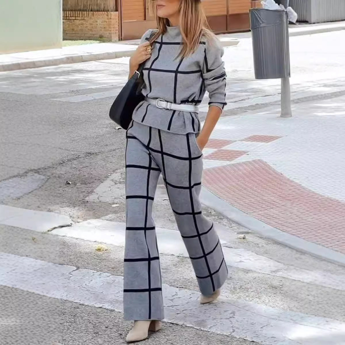 Women's Striped Lounge Set