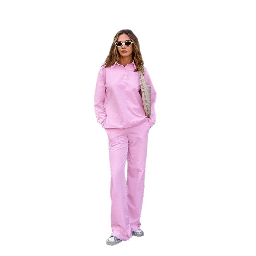 Women's Comfortable Sweatpants Set with Casual Cut