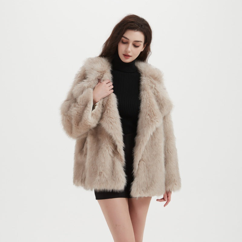 Women's Cozy Faux Fur Coat