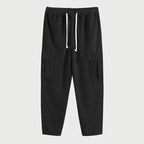 Women's Cargo Pants with Elastic Waistband and Practical Side Pockets