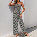 Everyday Jumpsuit with Elastic Bodice and Pattern