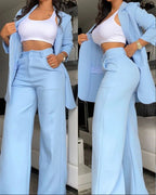Women's Elegant and Airy Blazer and Pants Set
