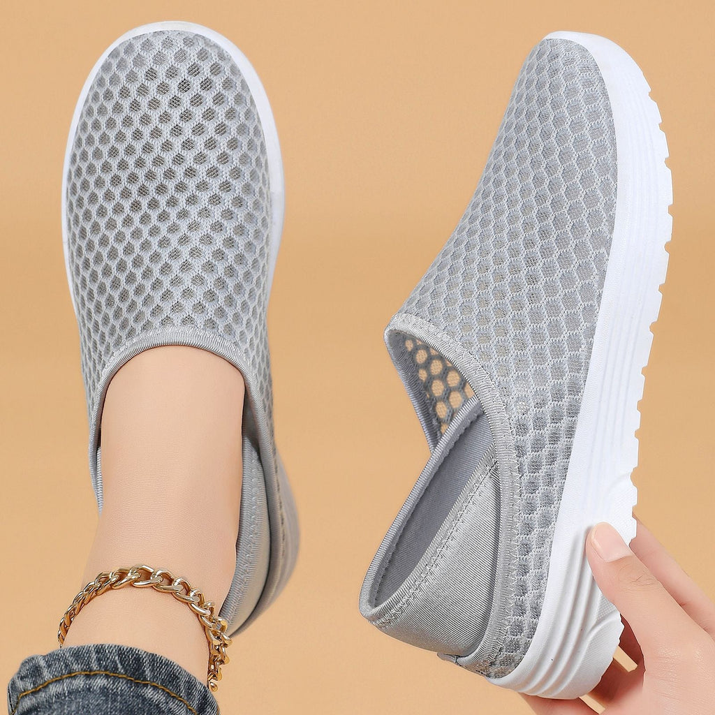 Women's Breathable Slip-On Sneakers with Flexible Sole