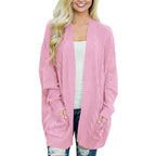 Women's Chunky Knit Cardigan with Deep Pockets