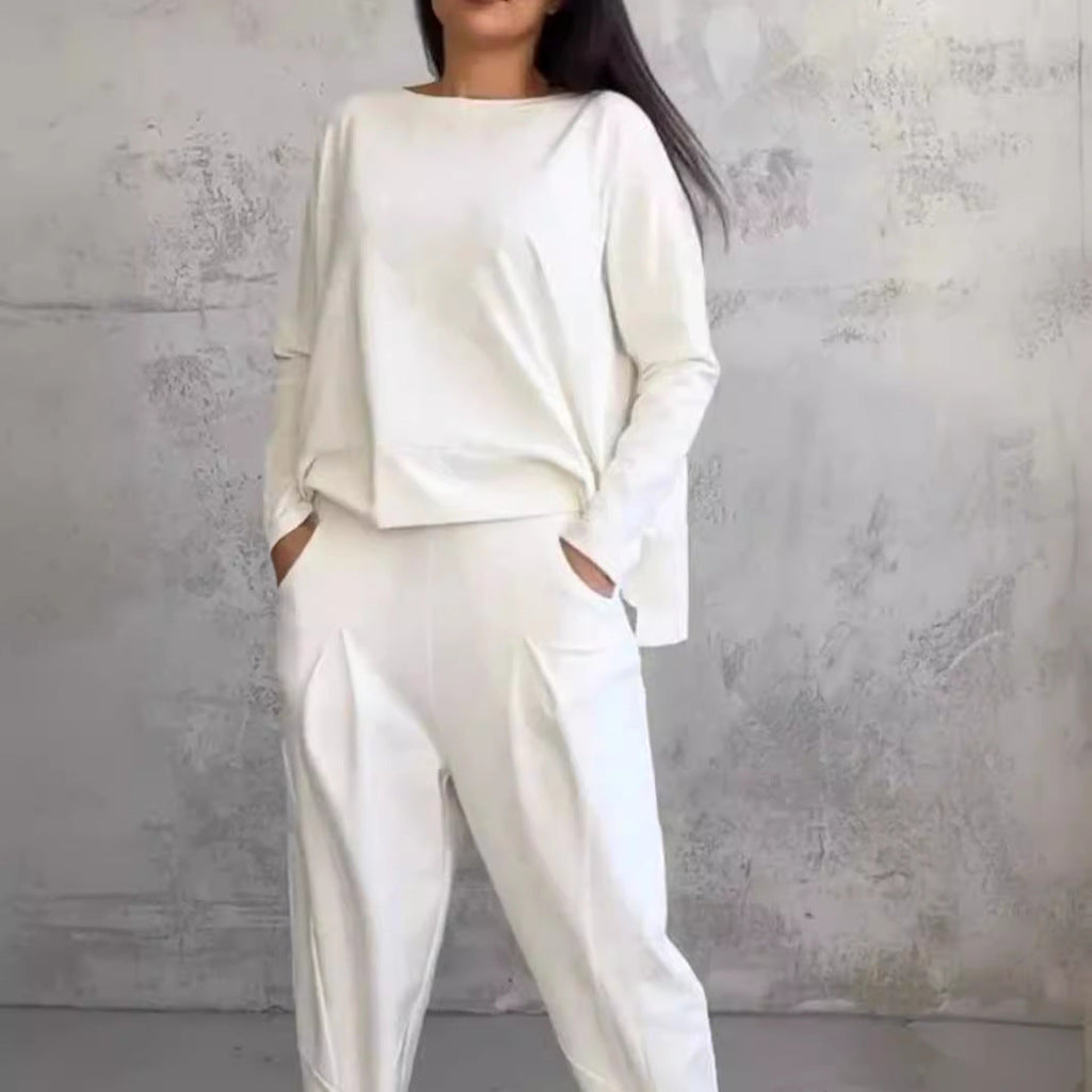 Casual Two-Piece Viscose Set