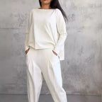 Casual Two-Piece Viscose Set