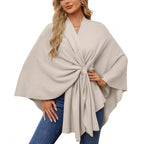 Women's Fashionable Wrap Coat with Trendy Design