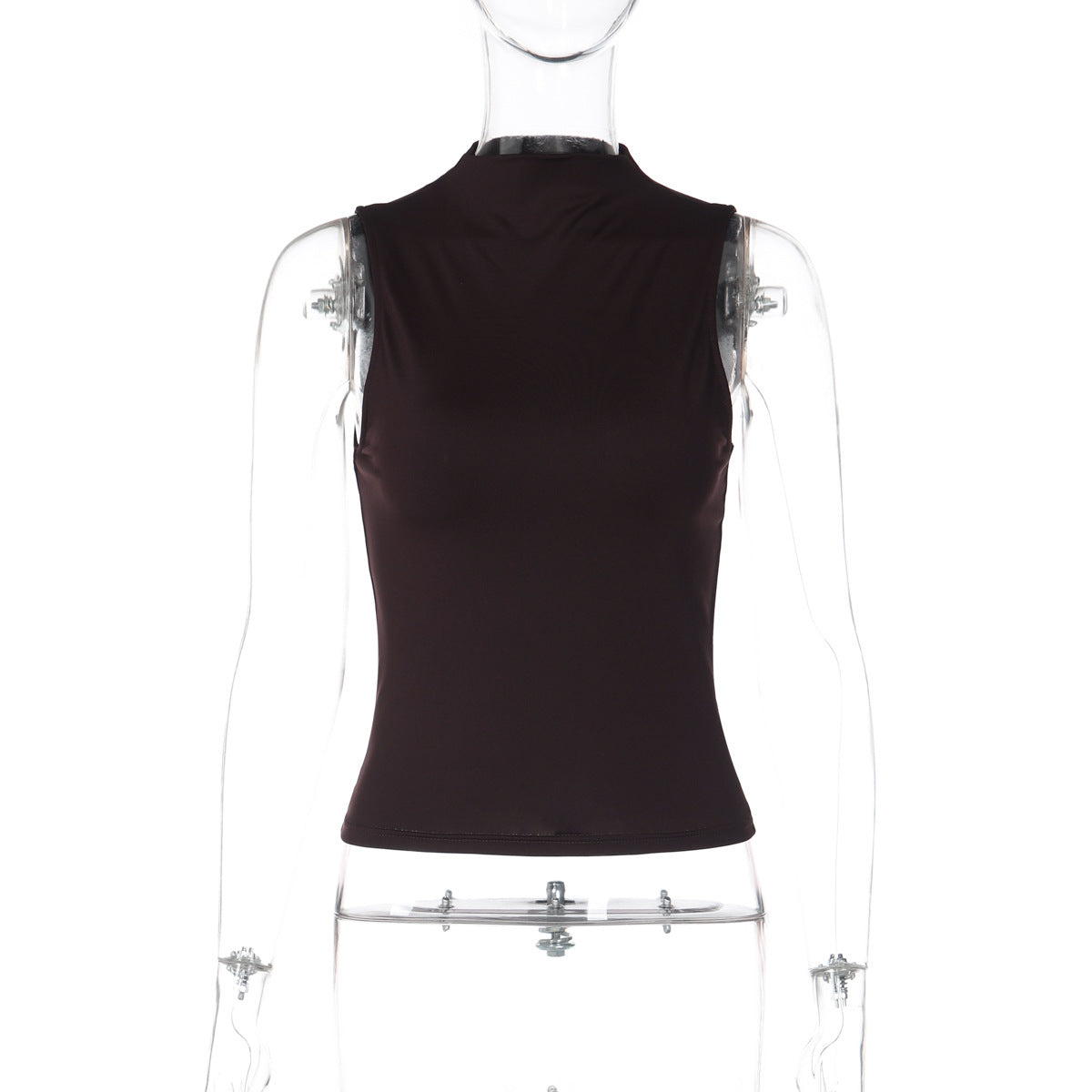 Women's Sleeveless Turtleneck Top