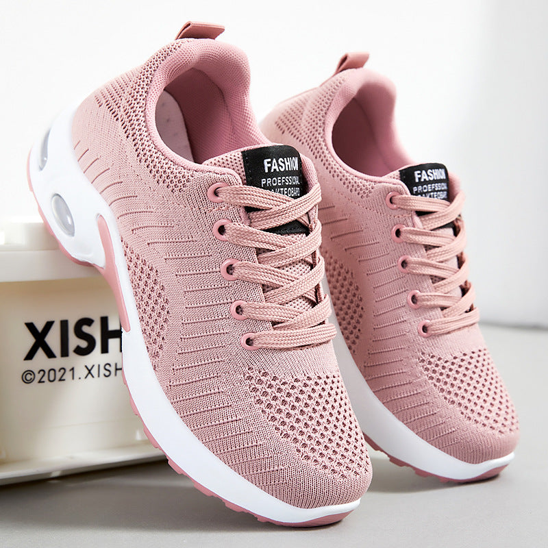 Breathable Sports Sneakers with Cushioned Sole