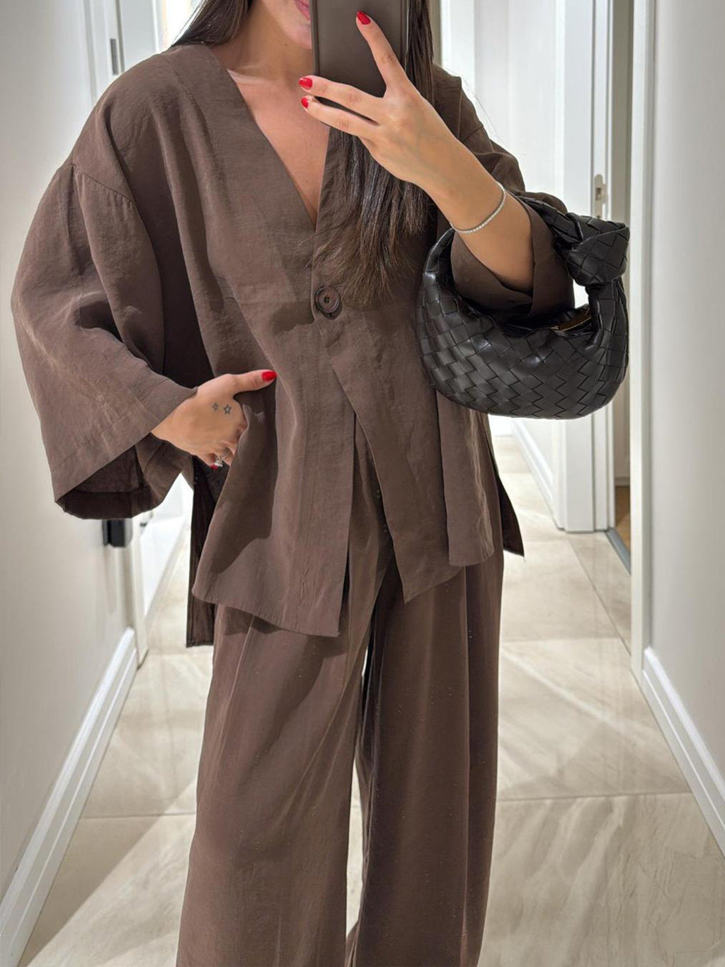 Women's Casual Linen Pantsuit