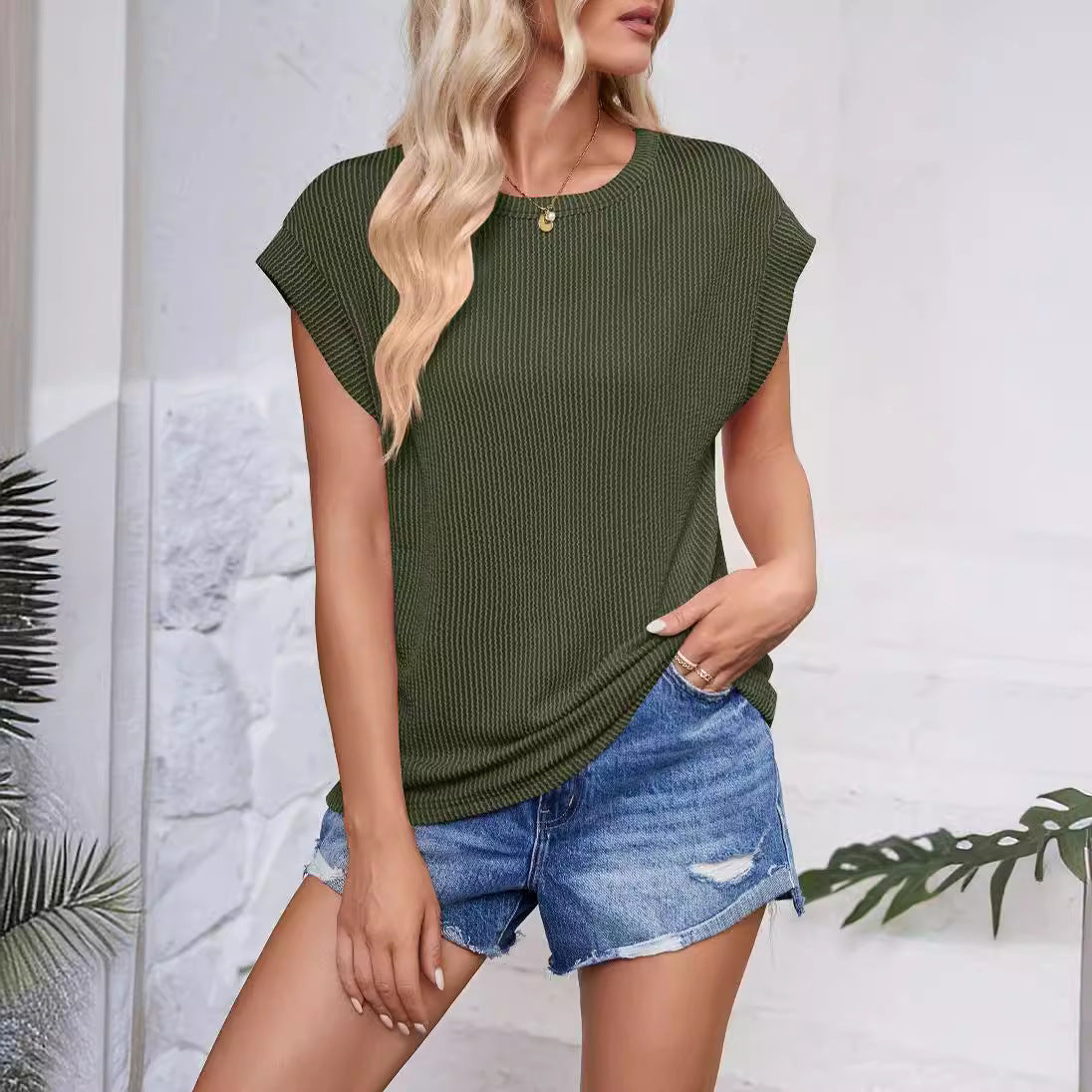 Women's Casual Short-Sleeve Shirt