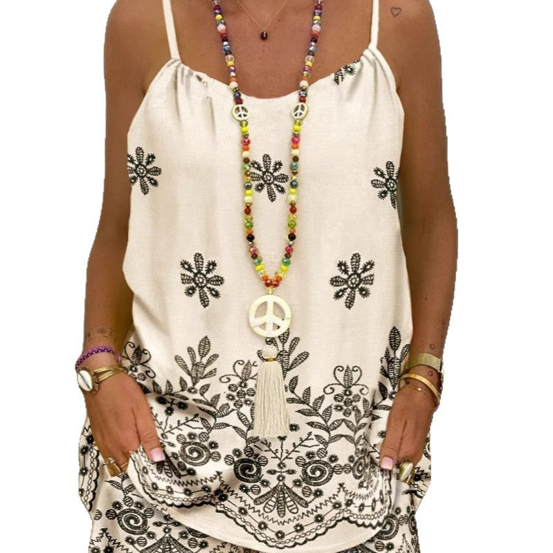 Women's Airy Blouse and Shorts Set