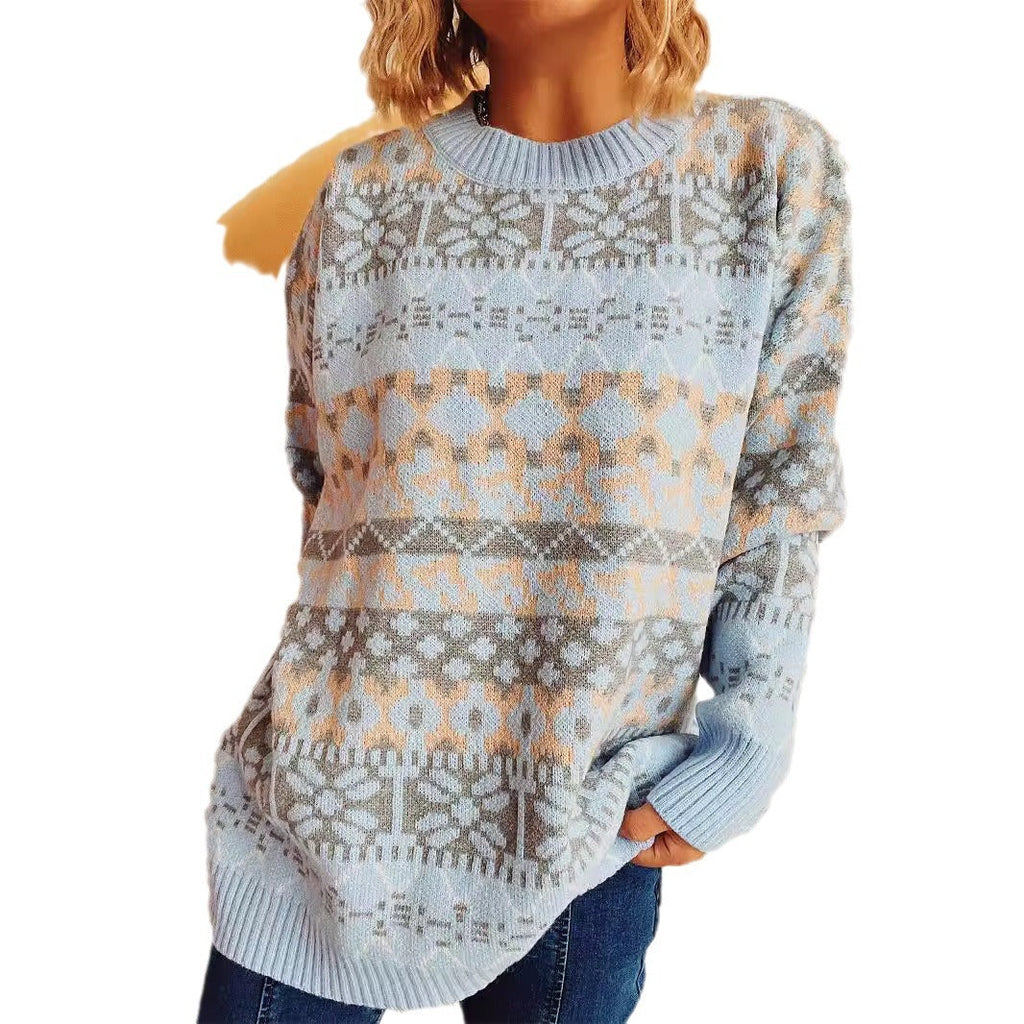 Women's Cozy Winter Pattern Sweater